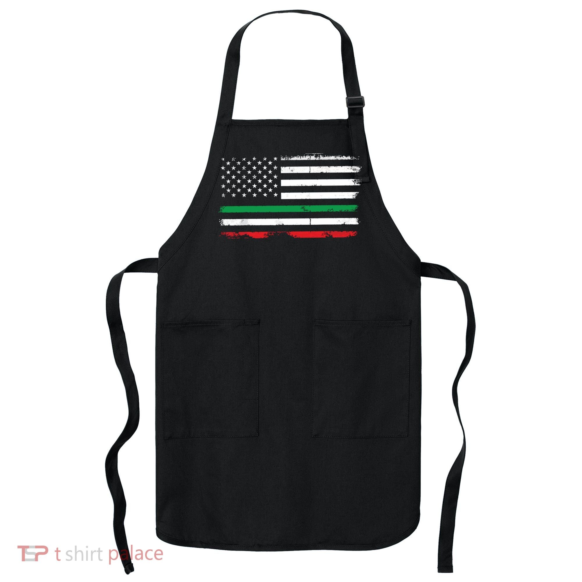 Italian American Flag Italy Flag Apron