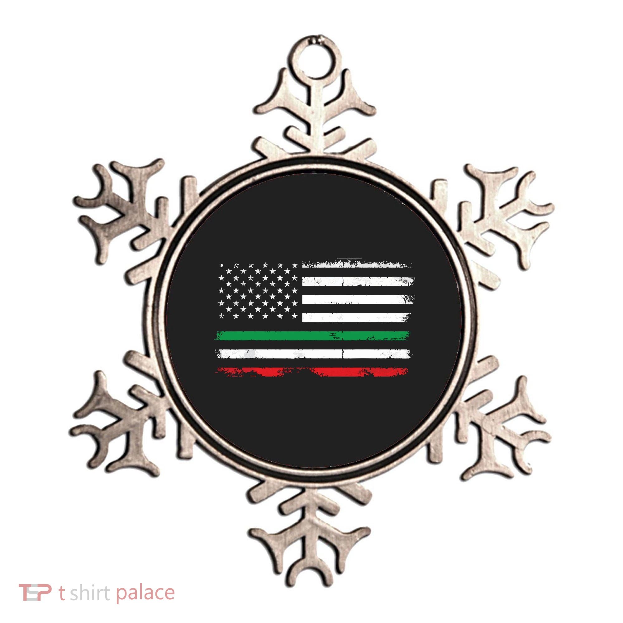 Italian American Flag Italy Flag Ornament