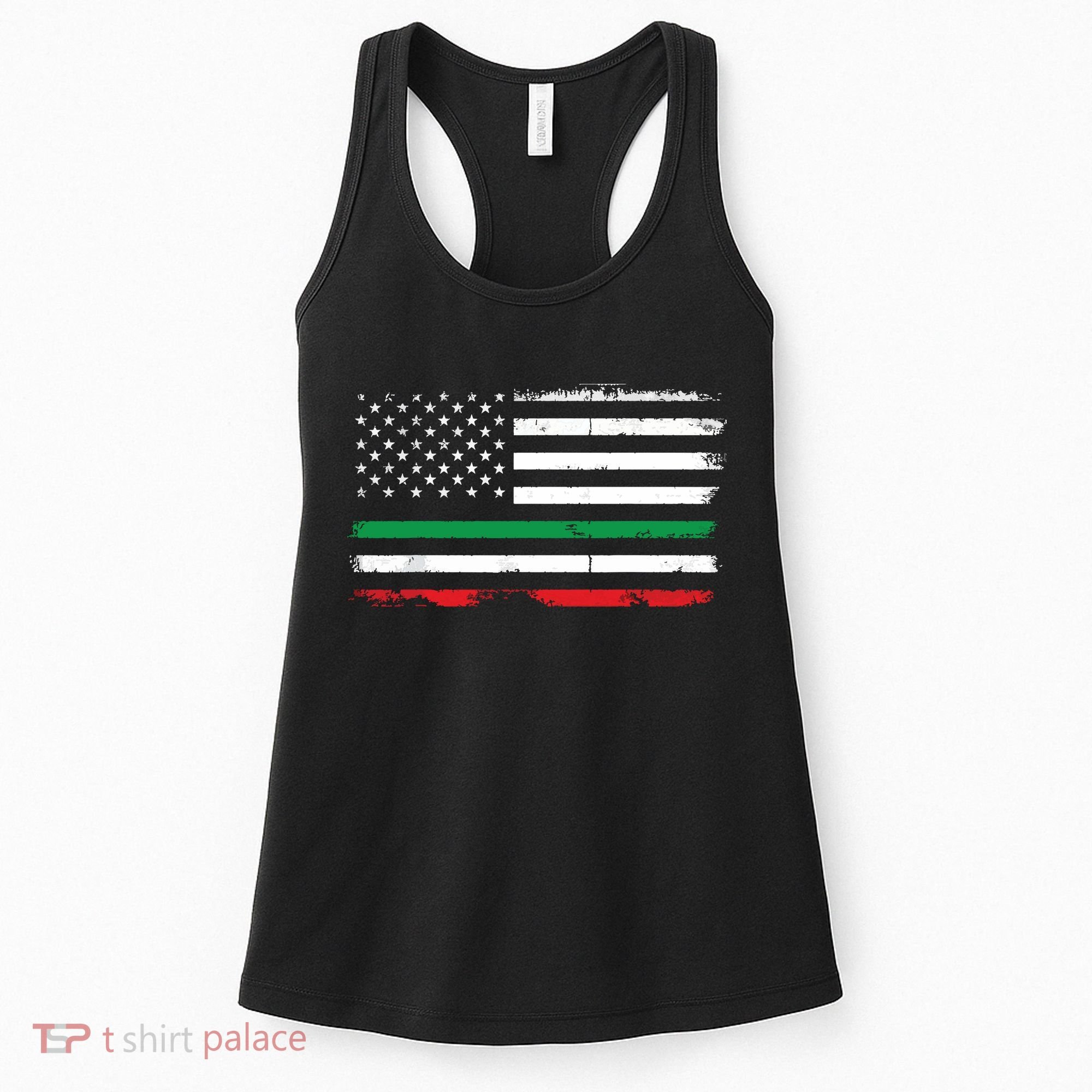 Italian American Flag Italy Flag Women's Tank Top