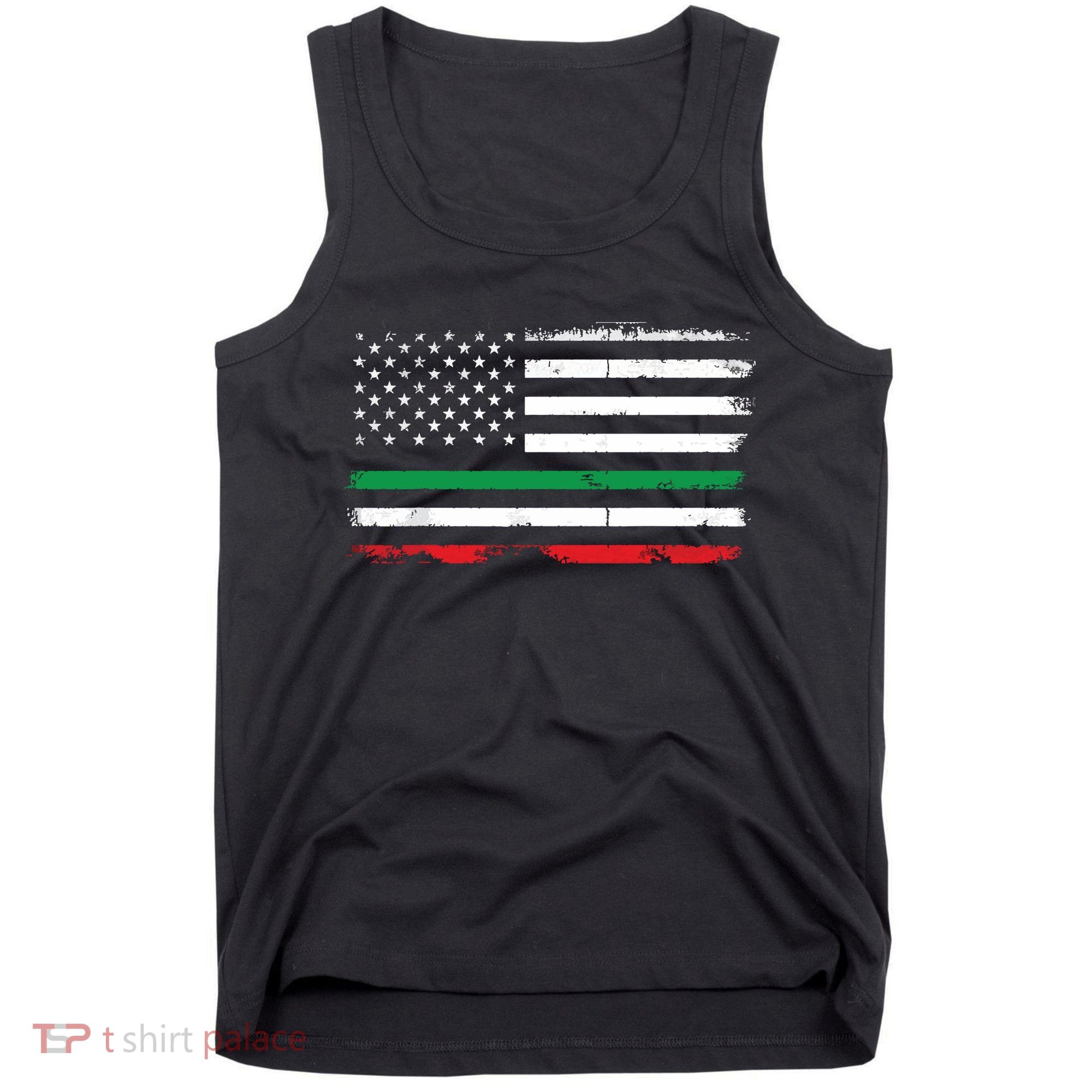 Italian American Flag Italy Flag Tank Top