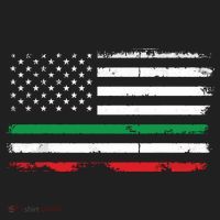 Italian American Flag Italy Flag Golf Towel thumb 3
