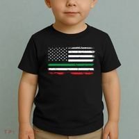 Italian American Flag Italy Flag Toddler T-Shirt thumb 2