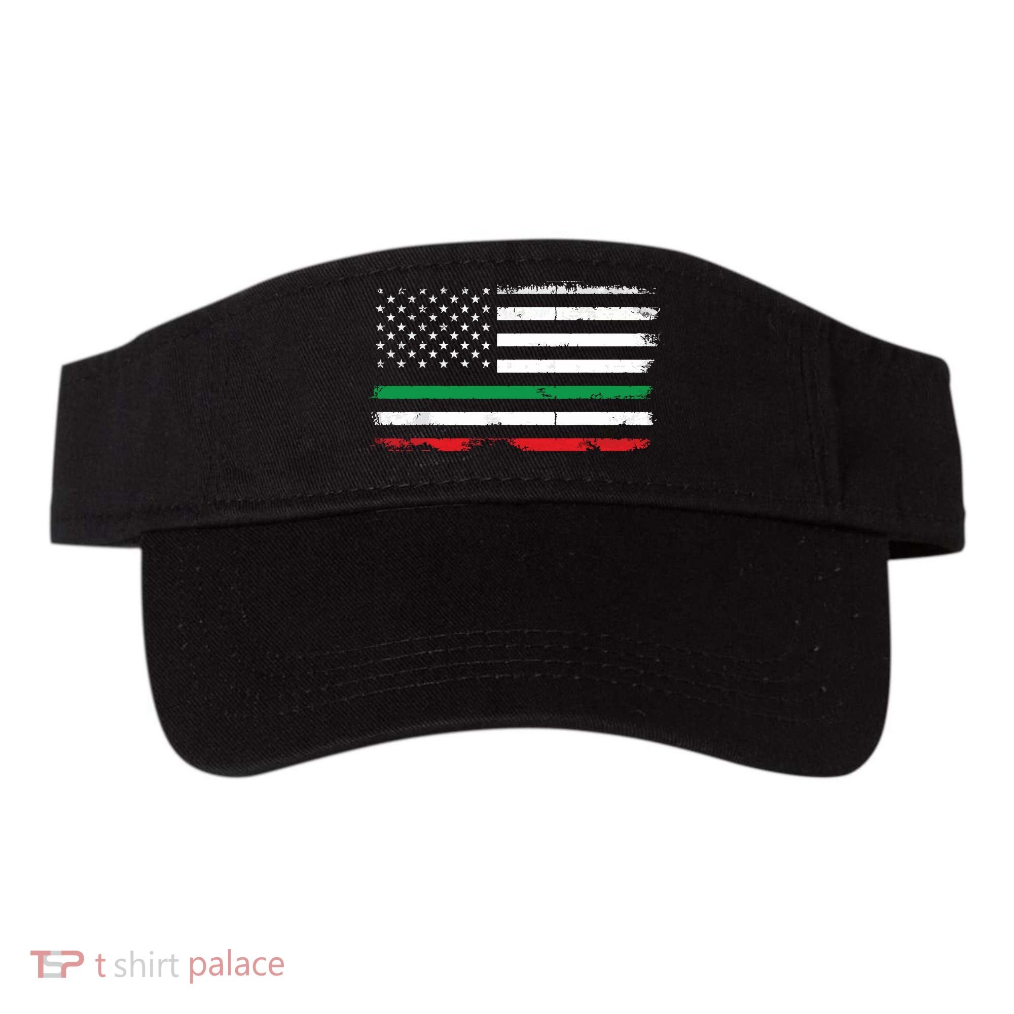 Italian American Flag Italy Flag Visor