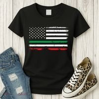 Italian American Flag Italy Flag Women's T-Shirt thumb 3
