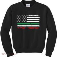 Italian American Flag Italy Flag Kids Sweatshirt thumb 0