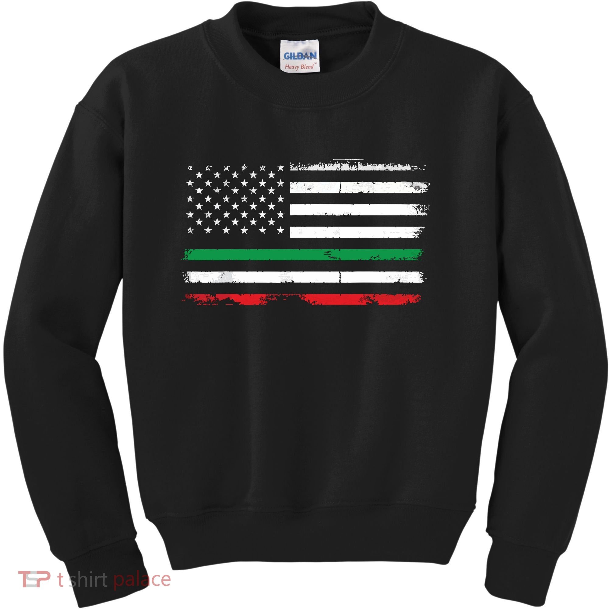 Italian American Flag Italy Flag Kids Sweatshirt