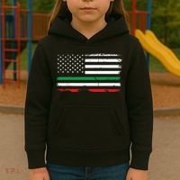 Italian American Flag Italy Flag Kids Hoodie thumb 3