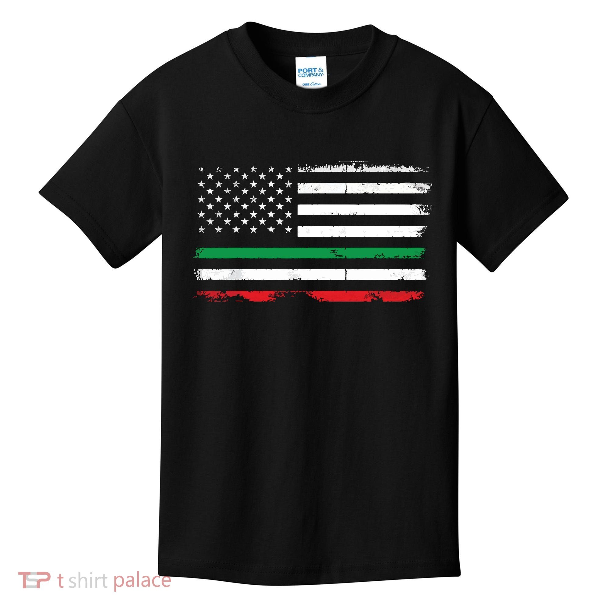Italian American Flag Italy Flag Kids T-Shirt