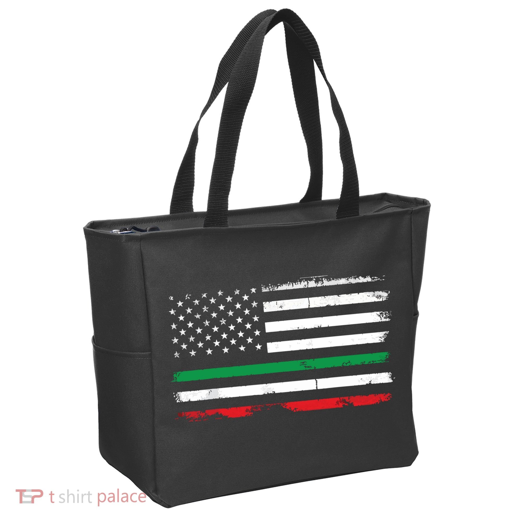 Italian American Flag Italy Flag Tote Bag