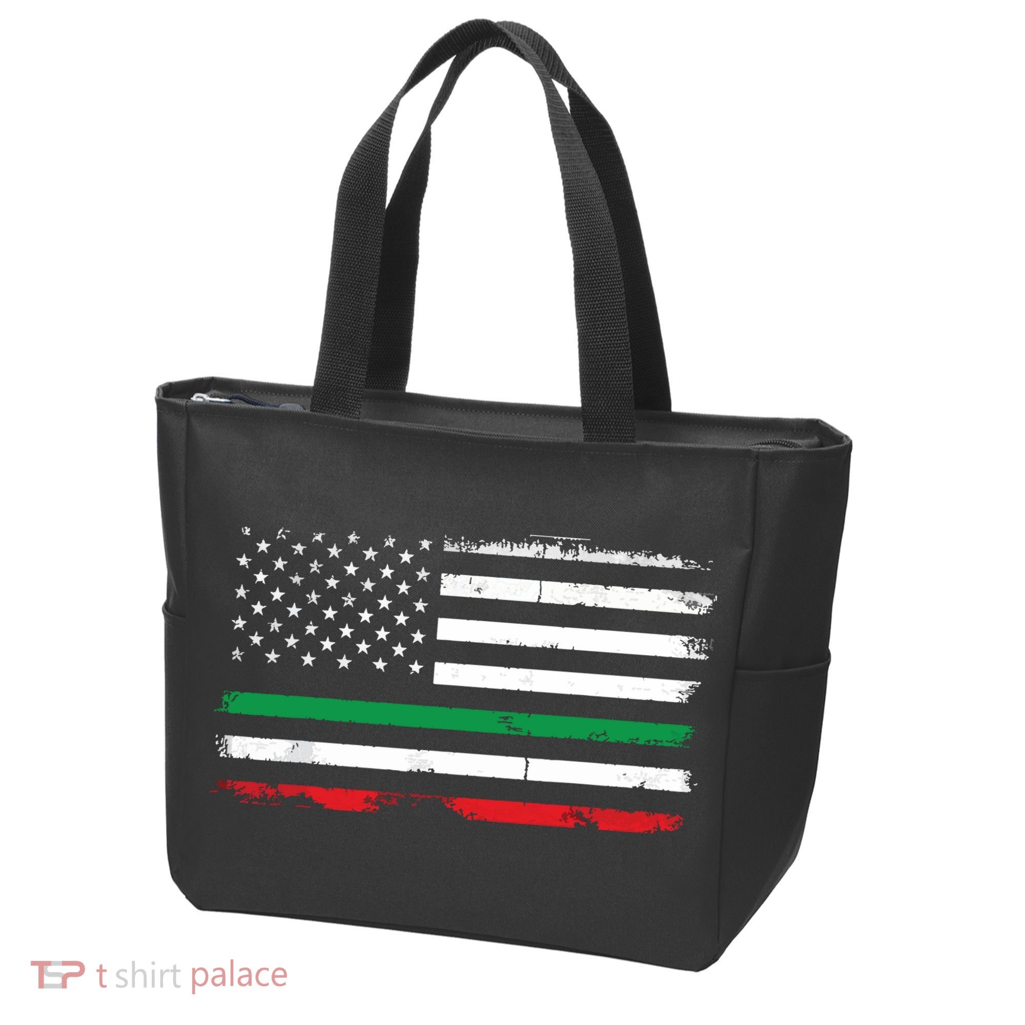 Italian American Flag Italy Flag Tote Bag