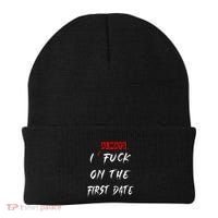 I Always Fuck On The First Date Funny First Date Beanie thumb 0