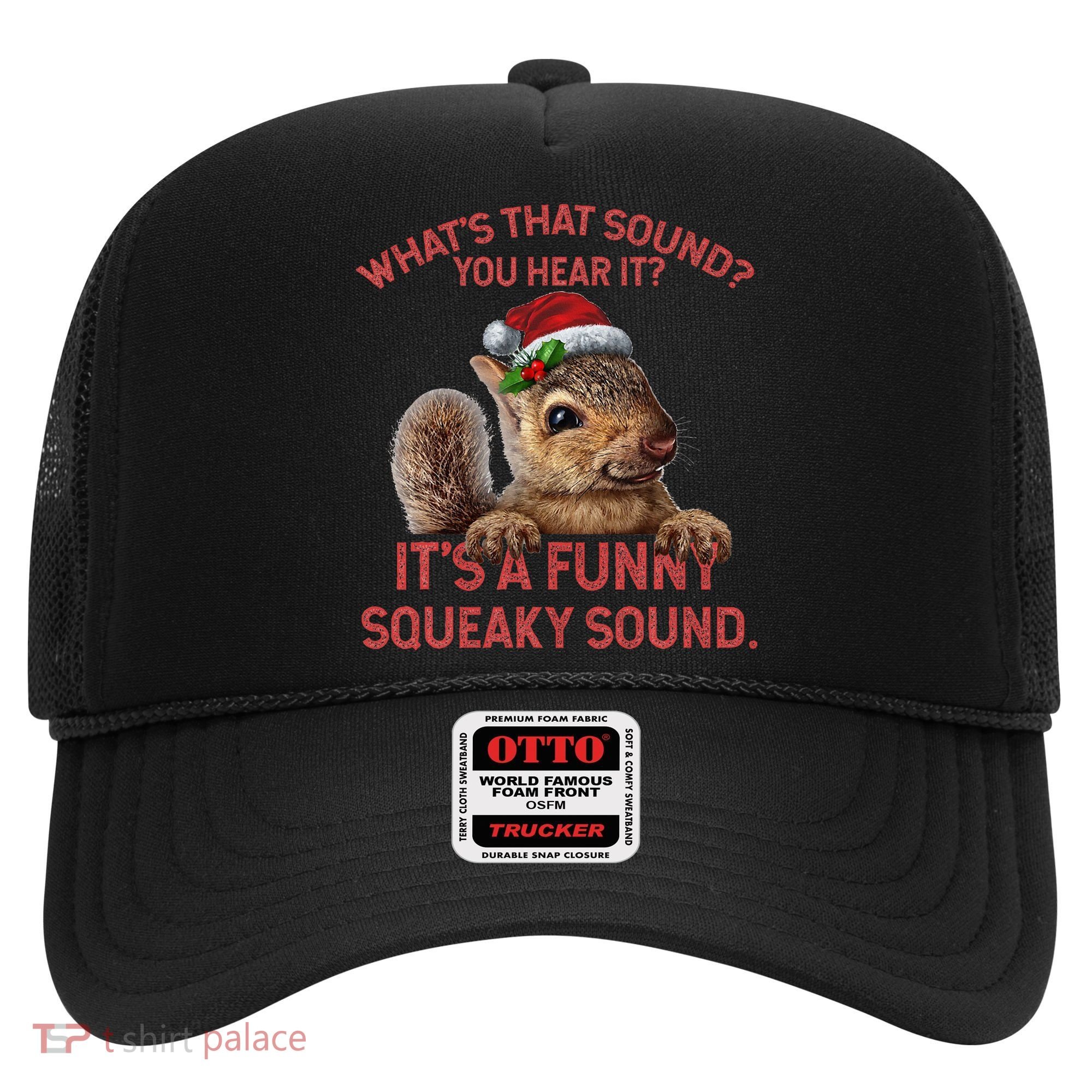 ItS A Funny Squeaky Sound Christmas Squirrel Hat