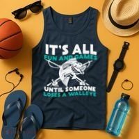 ItS All Fun And Games Until Someone Loses A Walleye Tank Top thumb 4