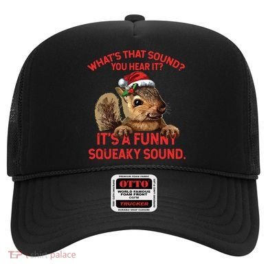 Its A Funny Squeaky Sound Christmas Squirrel Hat