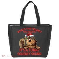 Its A Funny Squeaky Sound Christmas Squirrel Tote Bag thumb 0