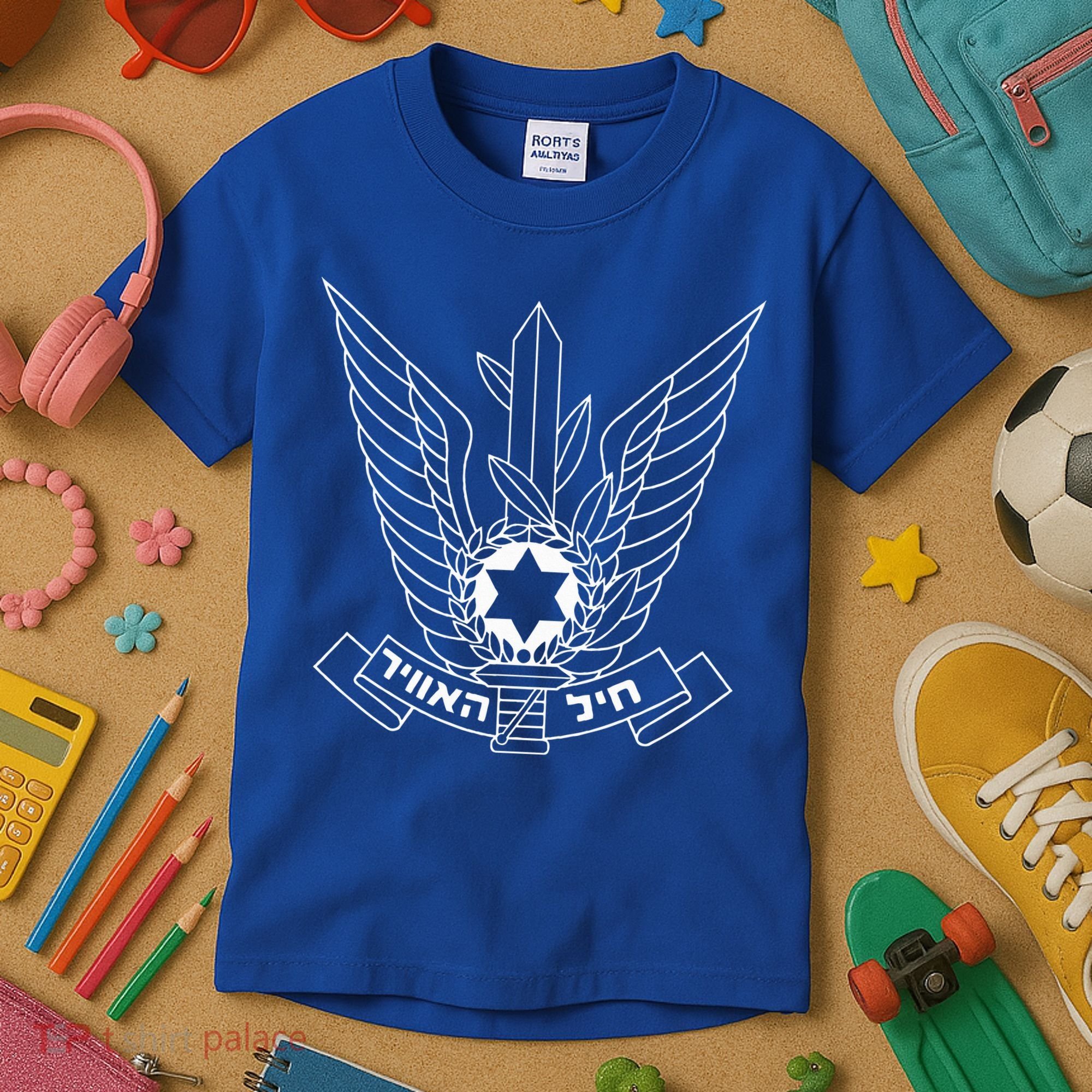 Israeli Air Force IDF Israel Pilot Military  Kids T-Shirt