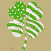 Irish American Flag Vintage Shamrock St Patricks Day T-Shirt thumb 7
