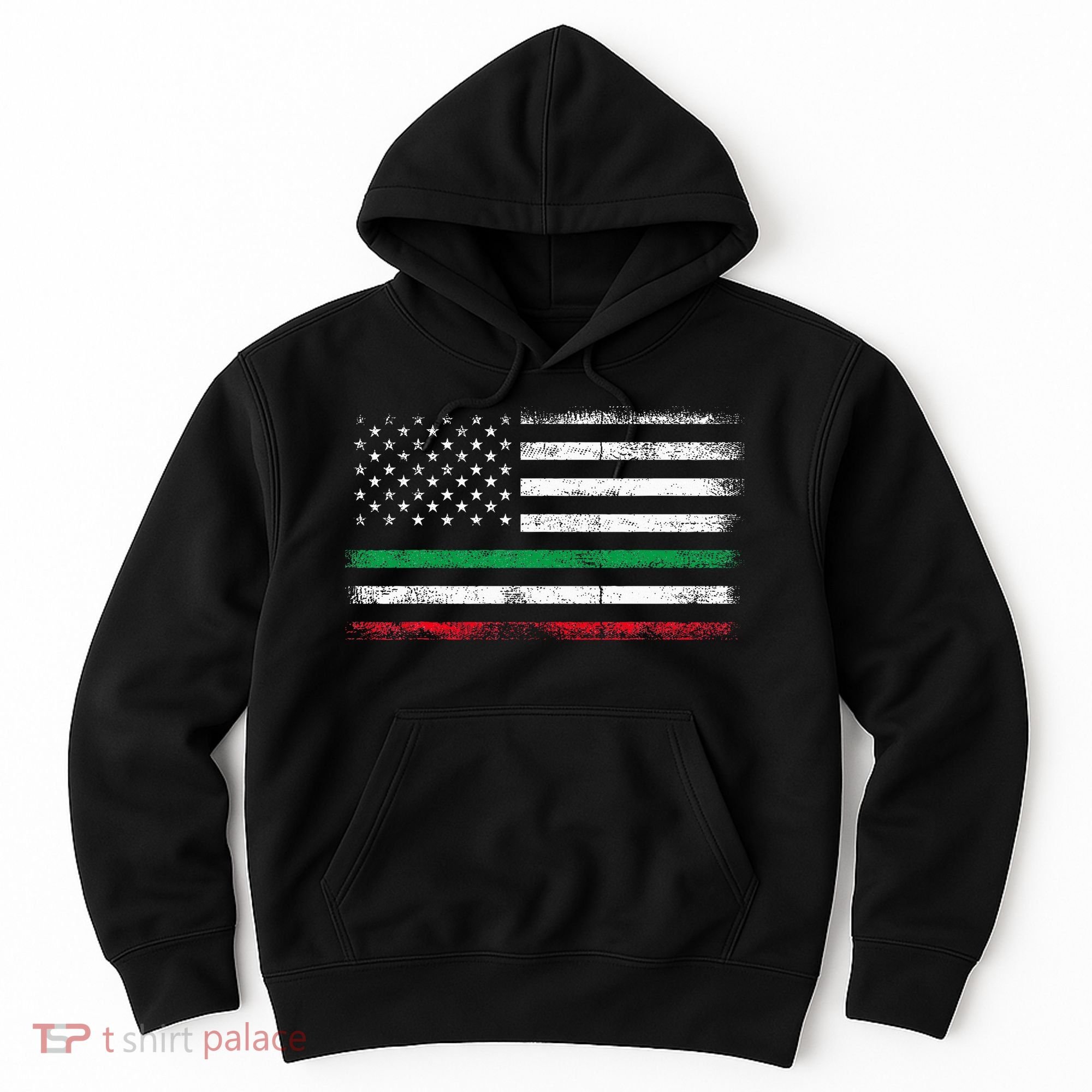 Italian American Flag Italy Flag Hoodie