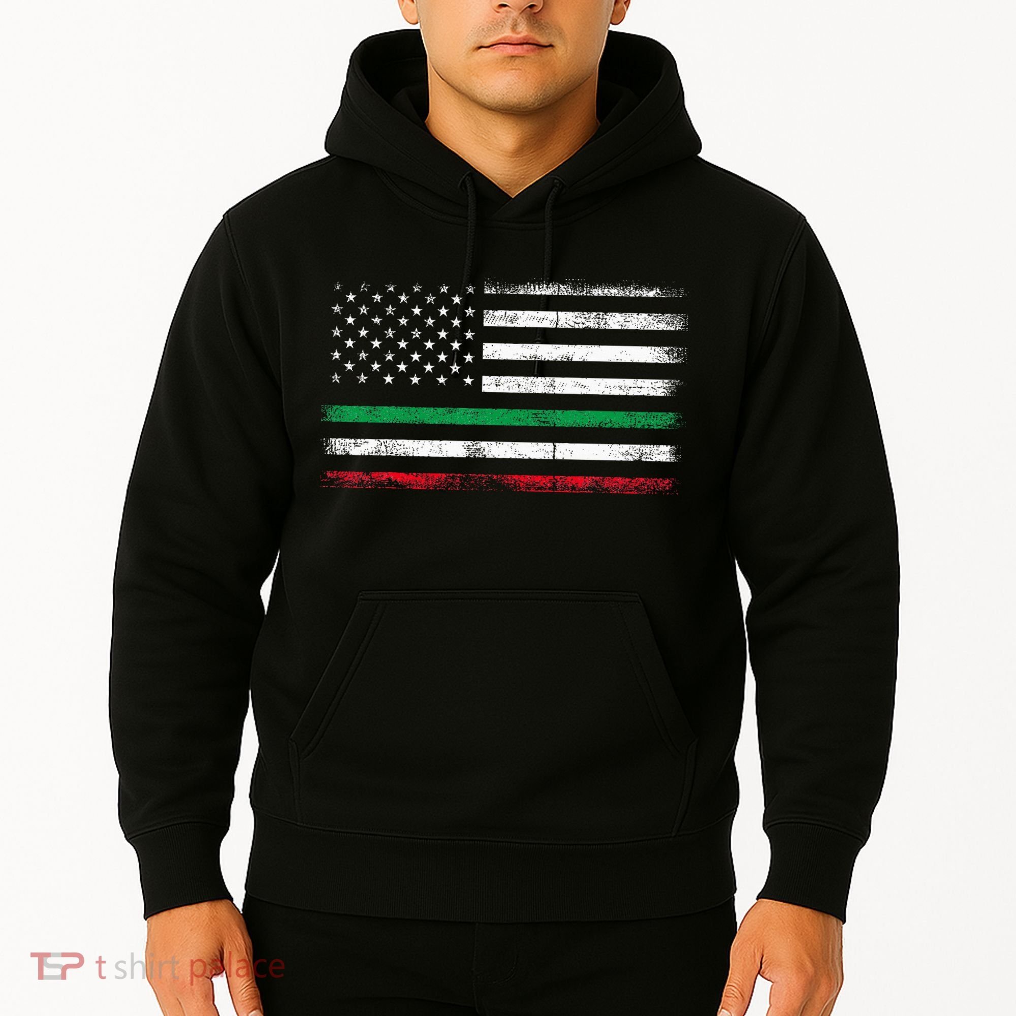 Italian American Flag Italy Flag Hoodie