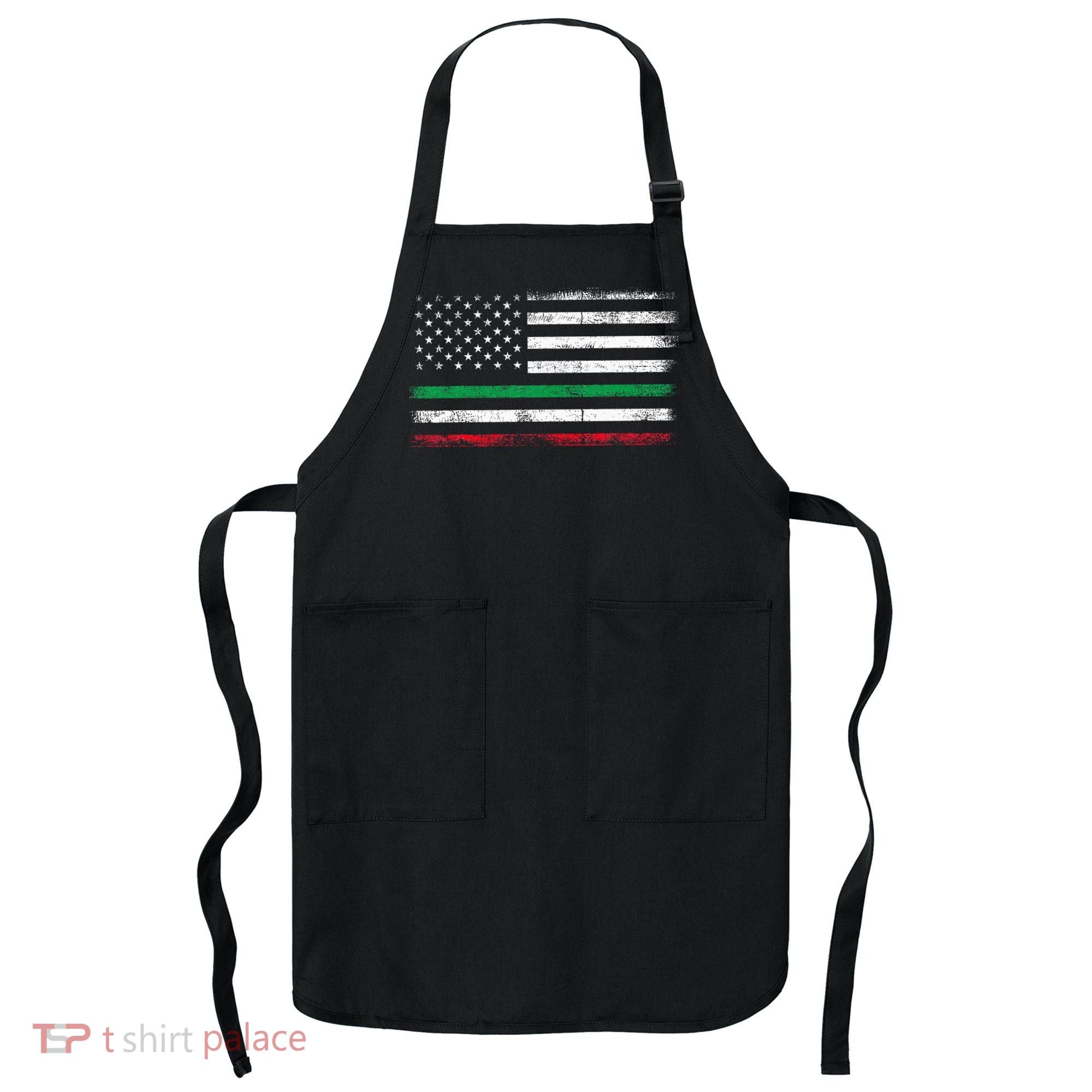 Italian American Flag Italy Flag Apron