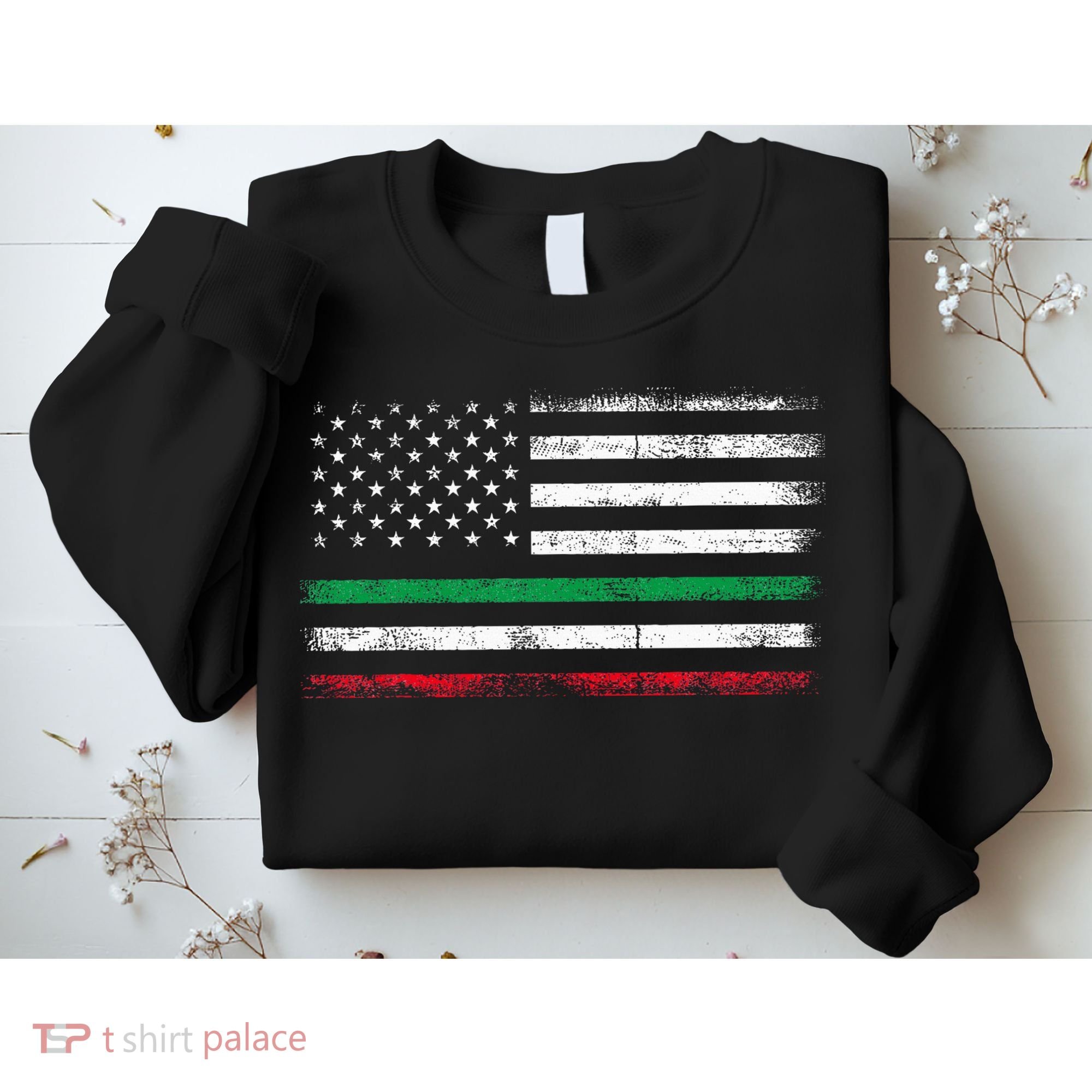 Italian American Flag Italy Flag Sweatshirt