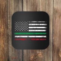 Italian American Flag Italy Flag Coaster thumb 0