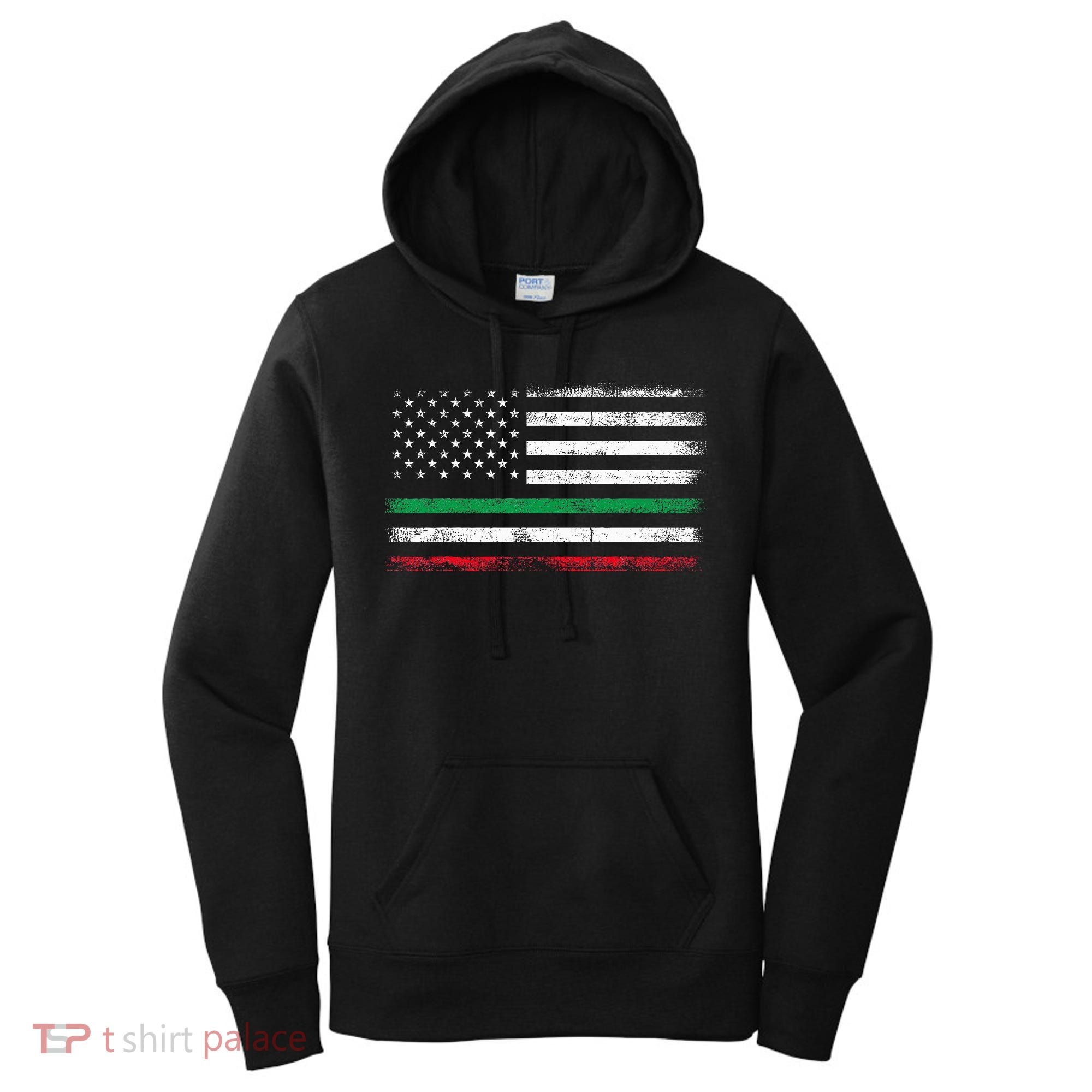 Italian American Flag Italy Flag Women's Hoodie