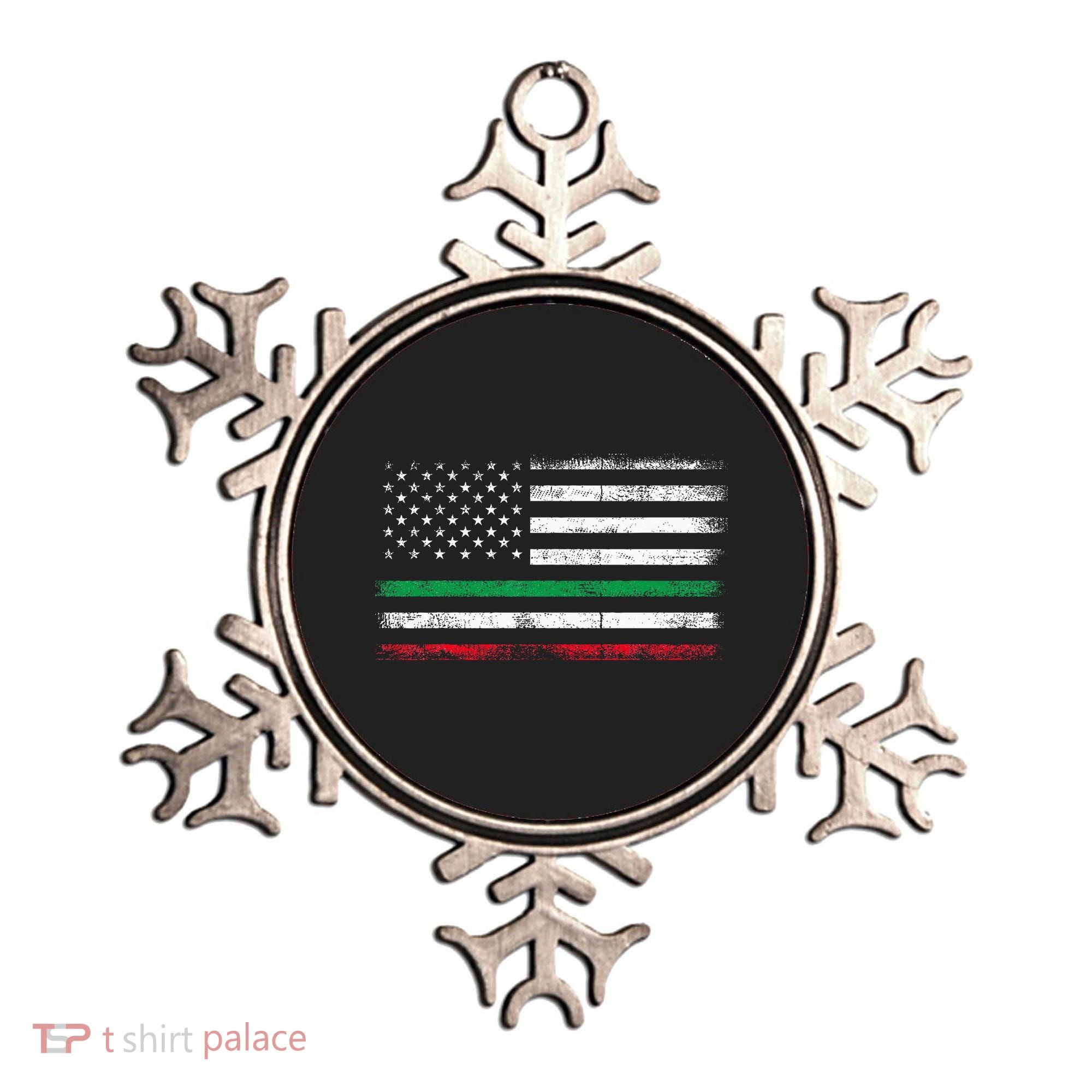 Italian American Flag Italy Flag Ornament