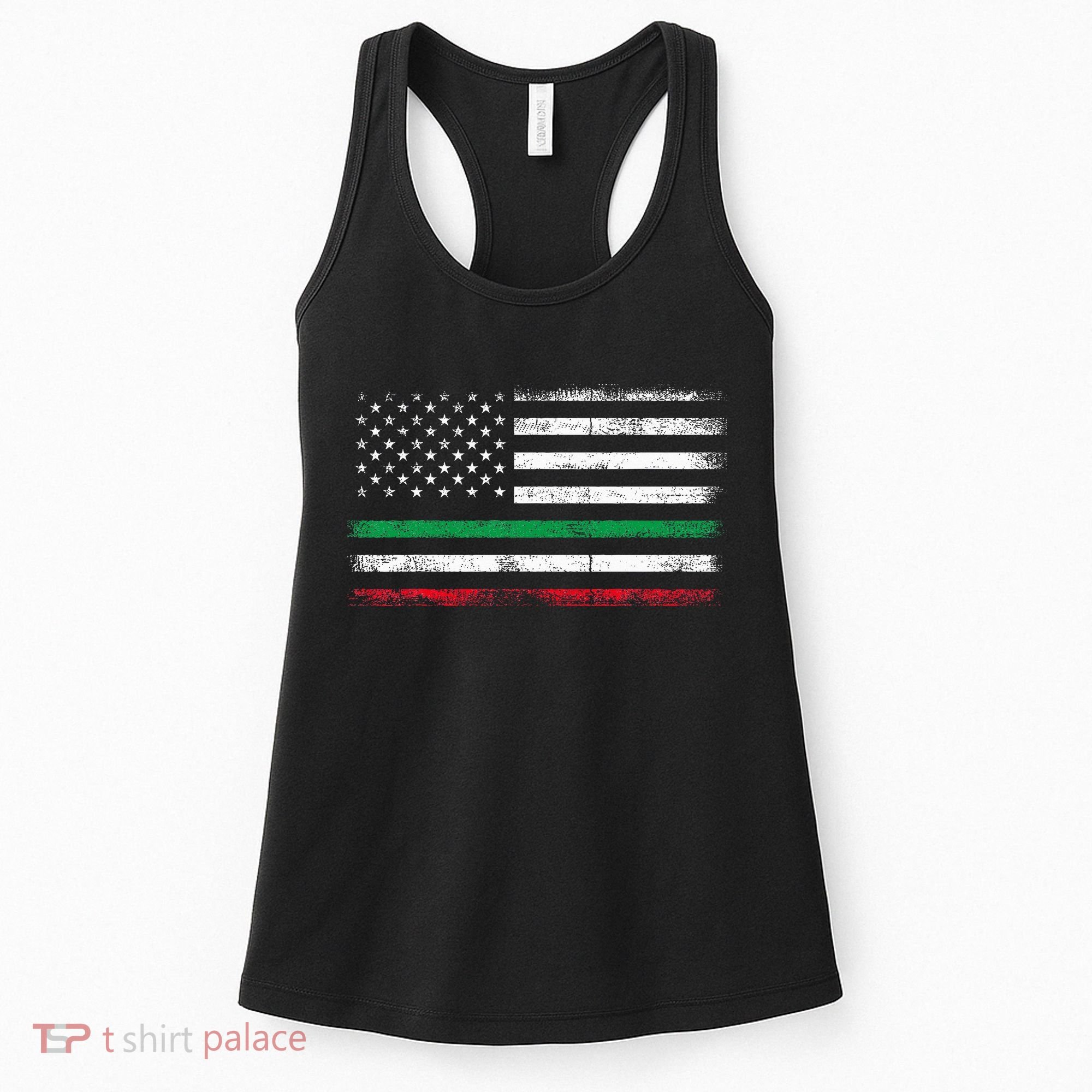 Italian American Flag Italy Flag Women's Tank Top