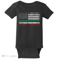 Italian American Flag Italy Flag Baby Bodysuit thumb 0