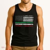 Italian American Flag Italy Flag Tank Top thumb 3