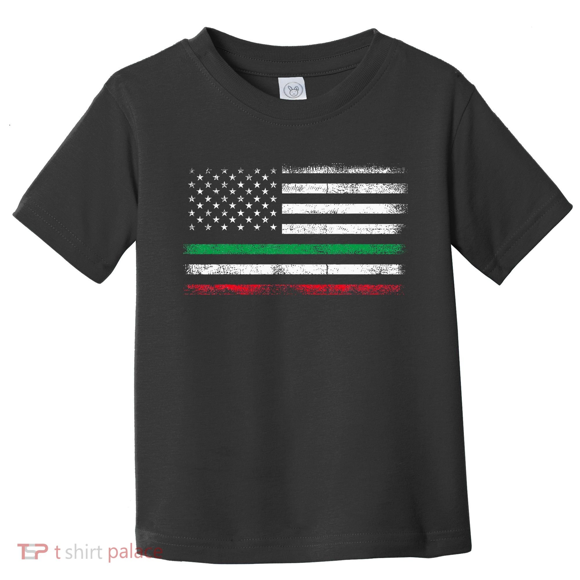 Italian American Flag Italy Flag Toddler T-Shirt