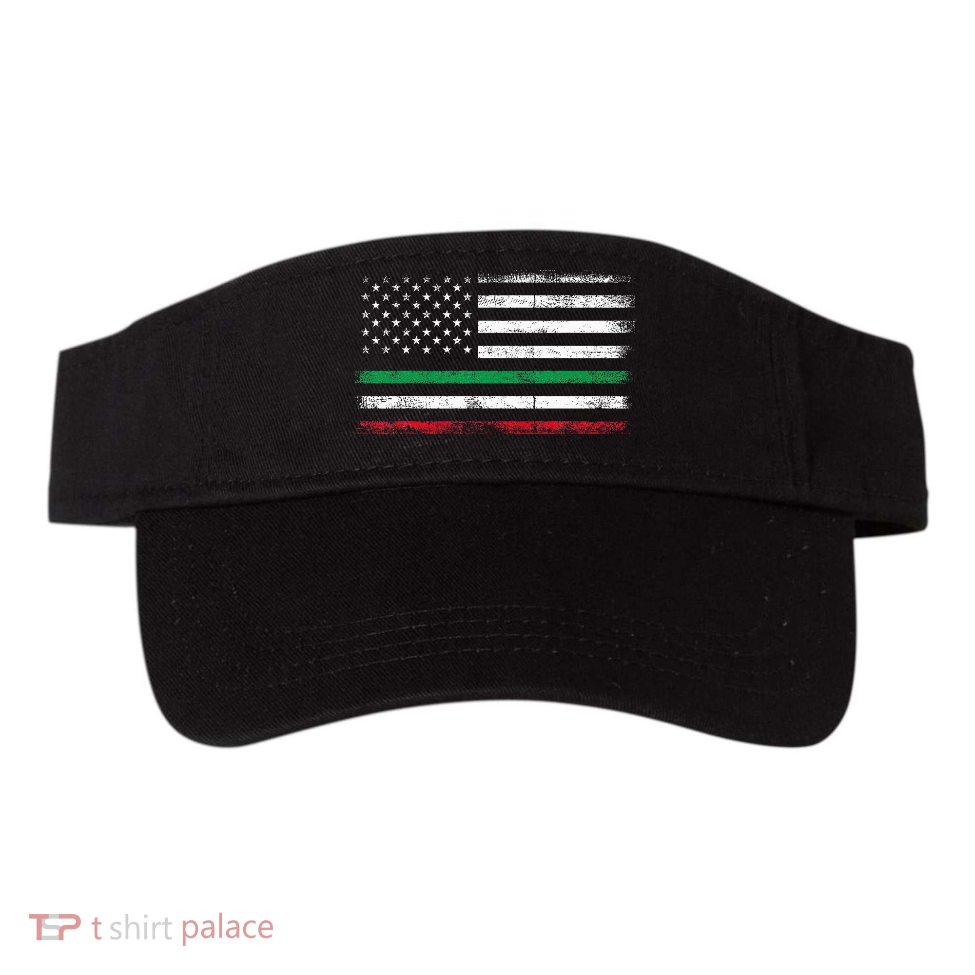 Italian American Flag Italy Flag Visor
