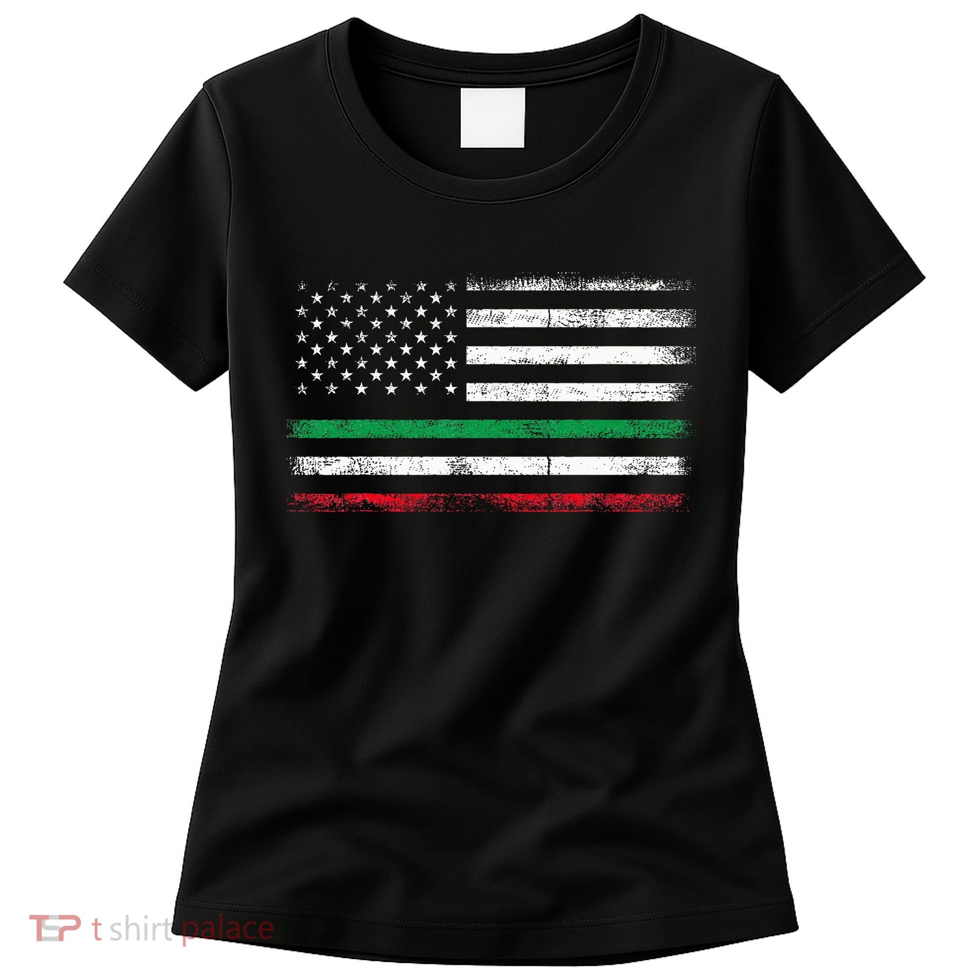 Italian American Flag Italy Flag Women's T-Shirt