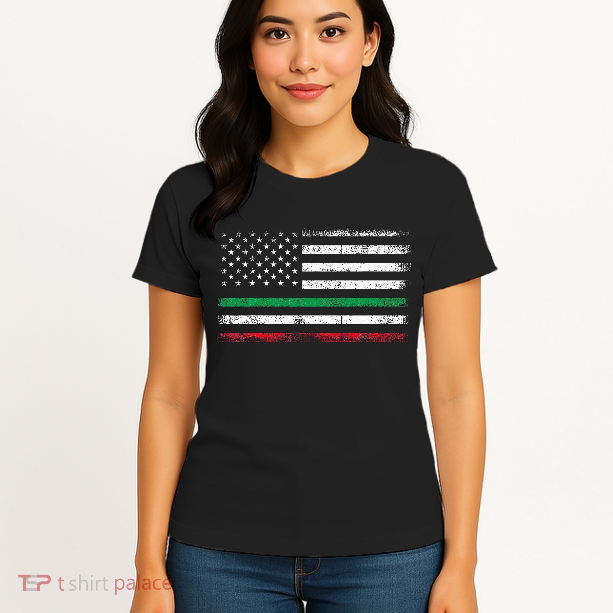 Italian American Flag Italy Flag Women's T-Shirt
