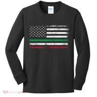 Italian American Flag Italy Flag Kids Long Sleeve Shirt thumb 0