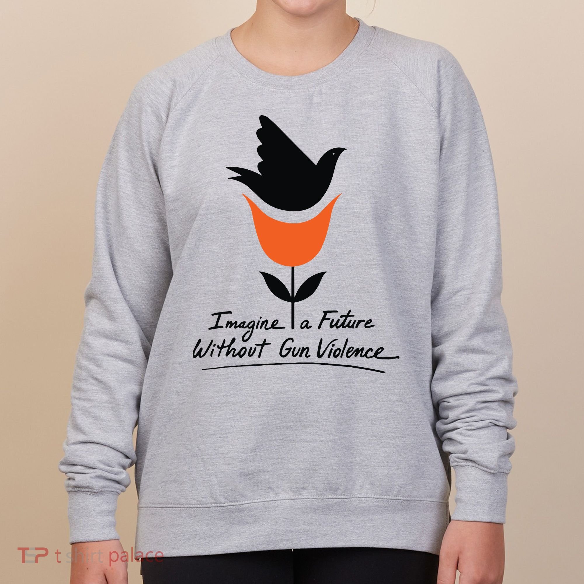 Imagine A Future Without Gun Violence Tee For Gun Control Women's Sweatshirt