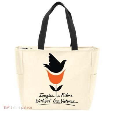 Imagine A Future Without Gun Violence Tee For Gun Control Tote Bag