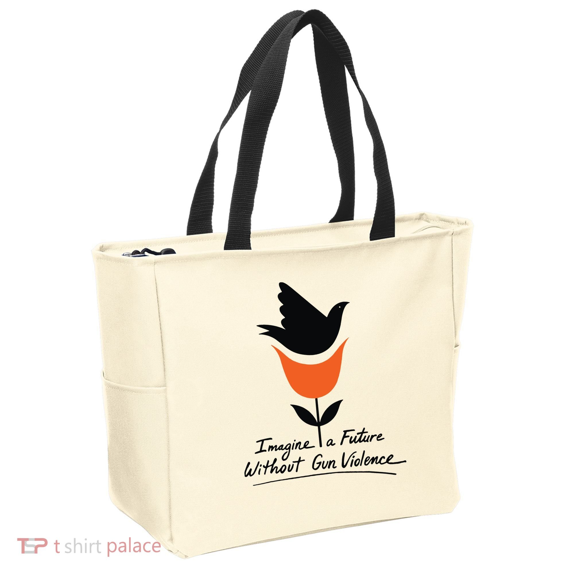 Imagine A Future Without Gun Violence Tee For Gun Control Tote Bag