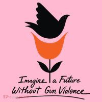Imagine A Future Without Gun Violence Tee For Gun Control Coaster thumb 2