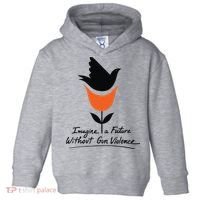 Imagine A Future Without Gun Violence Tee For Gun Control Toddler Hoodie thumb 0