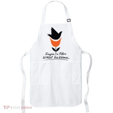 Imagine A Future Without Gun Violence Tee For Gun Control Apron