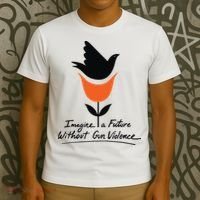 Imagine A Future Without Gun Violence Tee For Gun Control T-Shirt thumb 3