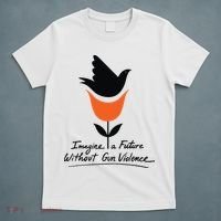 Imagine A Future Without Gun Violence Tee For Gun Control T-Shirt thumb 5