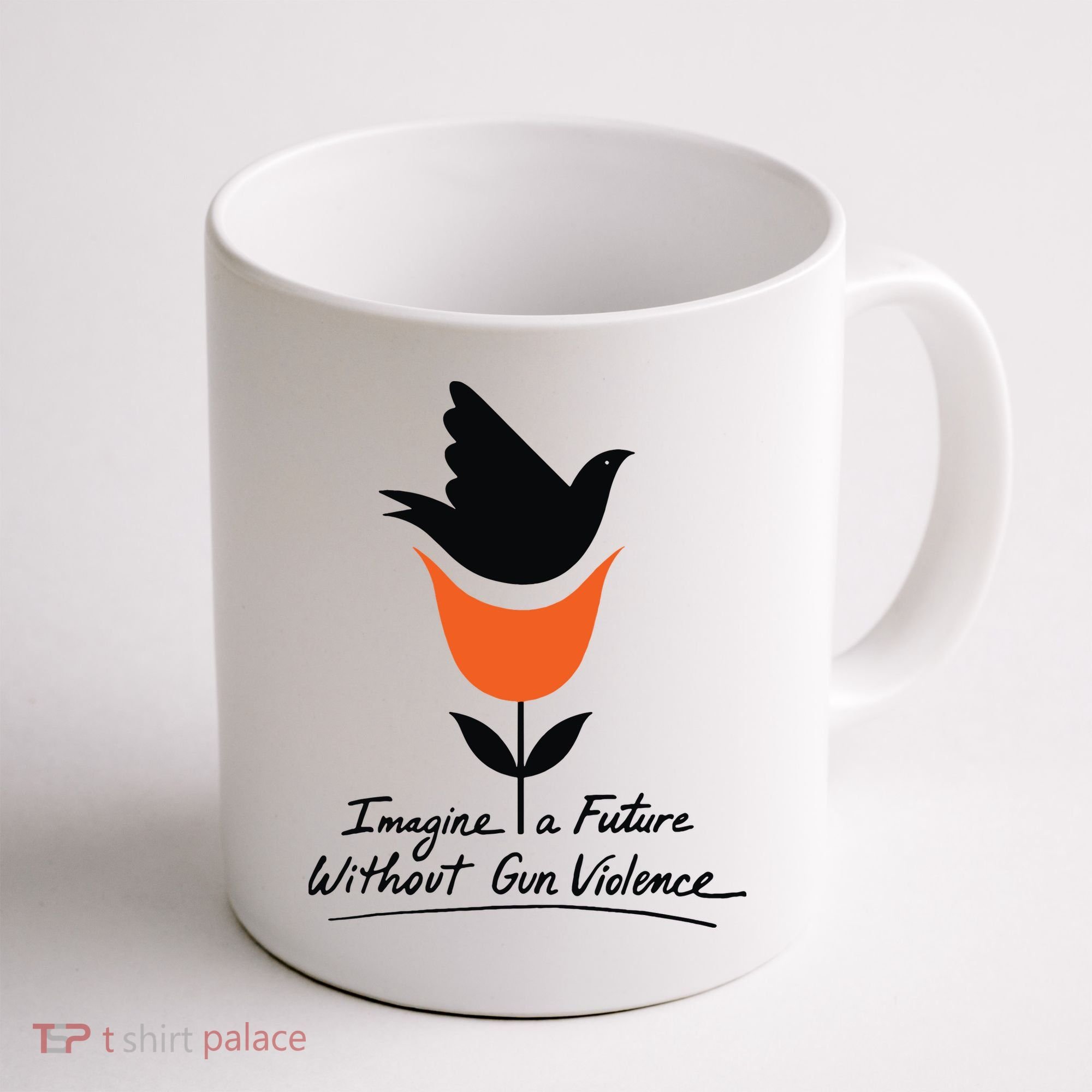 Imagine A Future Without Gun Violence Tee For Gun Control Coffee Mug