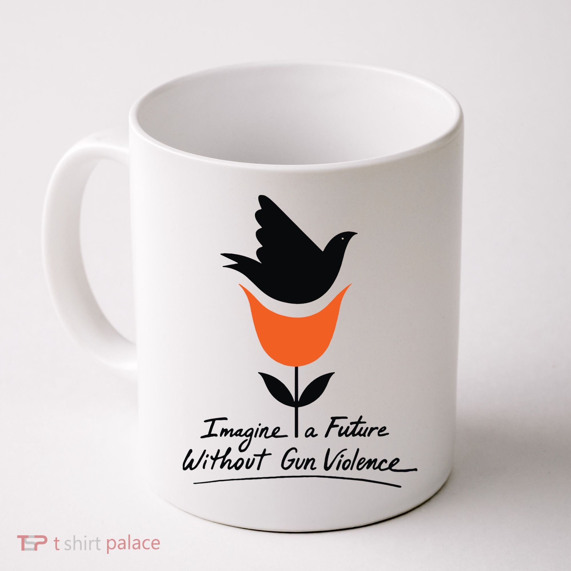 Imagine A Future Without Gun Violence Tee For Gun Control Coffee Mug