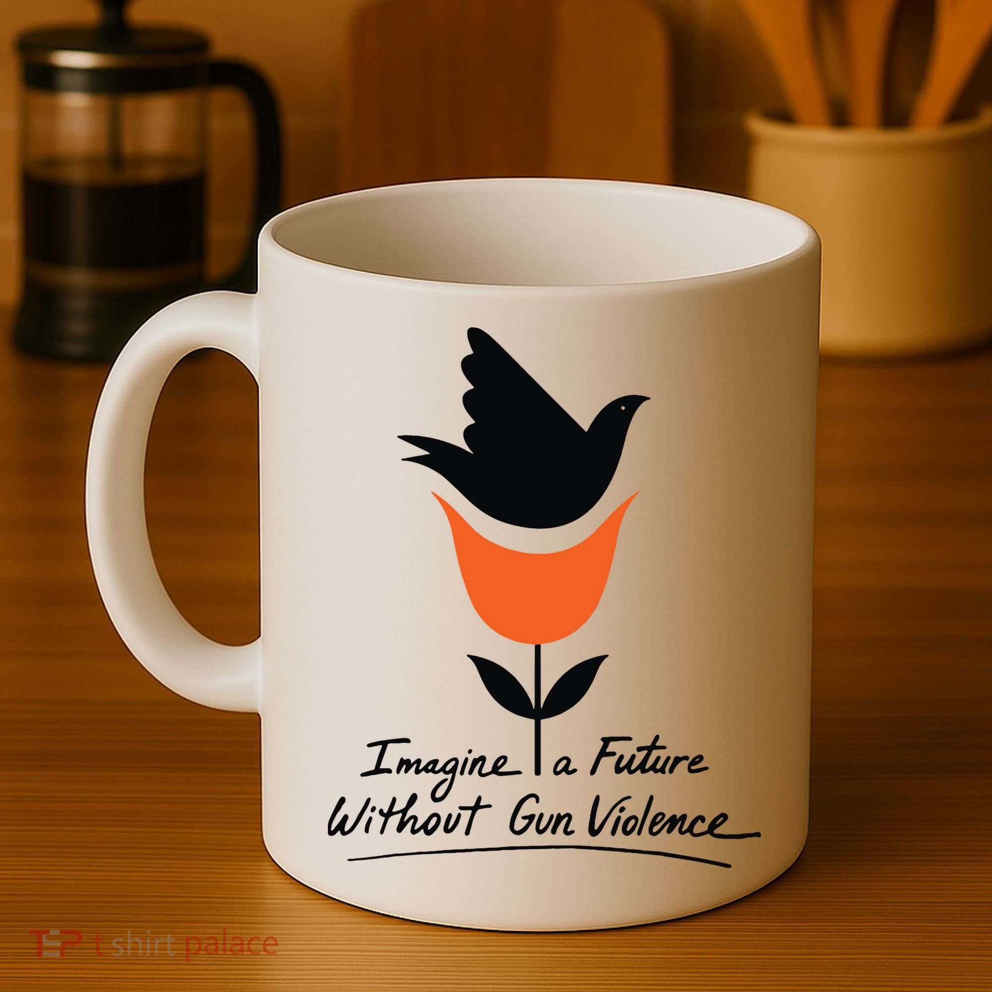 Imagine A Future Without Gun Violence Tee For Gun Control Coffee Mug