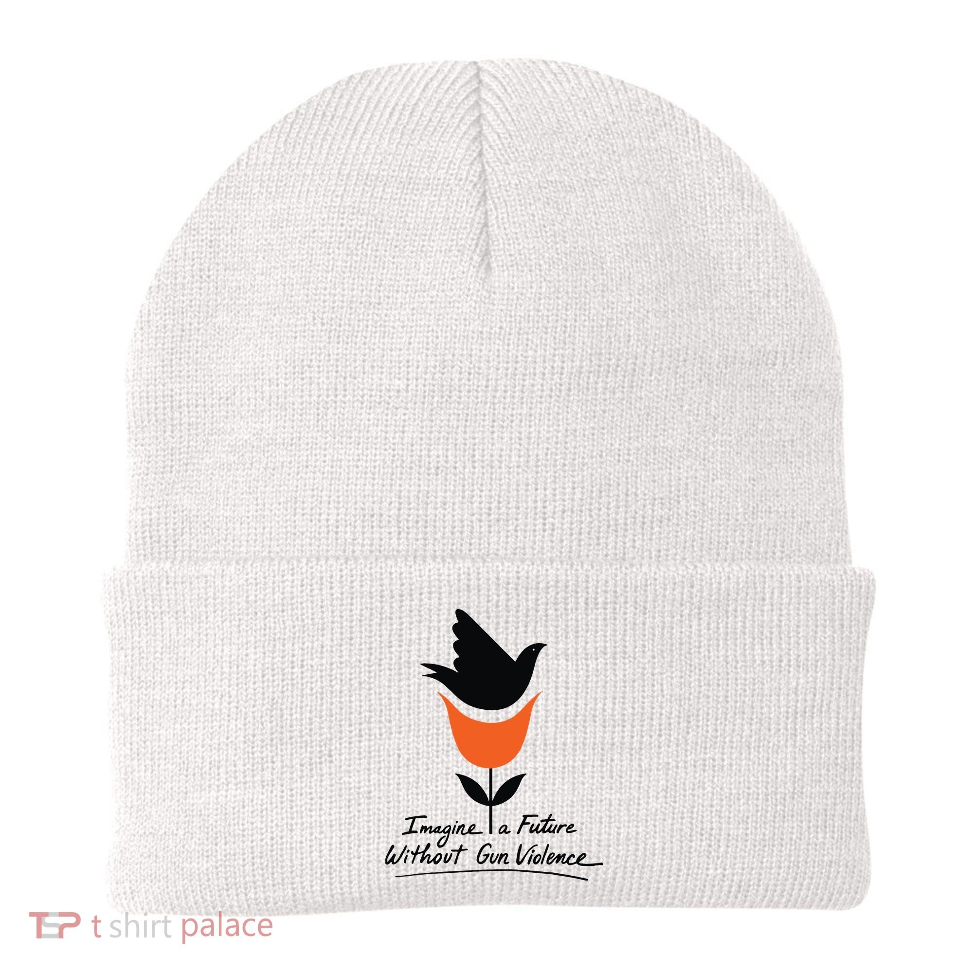 Imagine A Future Without Gun Violence Tee For Gun Control Beanie