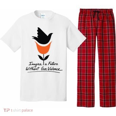 Imagine A Future Without Gun Violence Tee For Gun Control Pajama Set