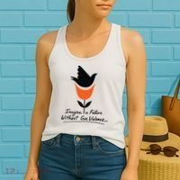 Imagine A Future Without Gun Violence Tee For Gun Control Women's Tank Top thumb 2